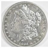 1894-S MORGAN DOLLAR AU