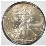 1996 AMERICAN SILVER EAGLE BU 1996 AMERICAN SILVER EAGLE BU