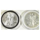 1999,2002 AMERICAN SILVER EAGLES 1999,2002 AMERICAN SILVER EAGLES