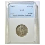 1918/7-S STANDING LIBERTY QUARTER NNC AU