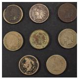 (8) 1863 INDIAN HEAD CENTS CIR (8) 1863 INDIAN HEAD CENTS CIR
