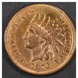 1870 INDIAN HEAD CENT BU