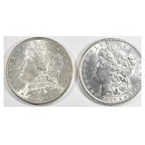 1880 & 86 MORGAN DOLLARS BU 1880 & 86 MORGAN DOLLARS BU
