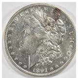 1891-O MORGAN DOLLAR XF