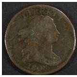 1808 HALF CENT GOOD 1808 HALF CENT GOOD