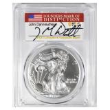 2020 AMERICAN SILVER EAGLE PCGS MS 70