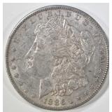 1886-O MORGAN DOLLAR AU