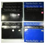 68-69, 71-79 US PROOF SETS 68-69, 71-79 US PROOF SETS