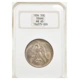 1934 TEXAS COMMEM HALF DOLLAR NGC MS 65