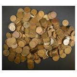 500-MIXED DATE CIRC LINCOLN WHEAT CENTS 500-MIXED DATE CIRC LINCOLN WHEAT CENTS