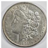1901 MORGAN DOLLAR, AU 1901 MORGAN DOLLAR, AU