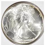 1986 AMERICAN SILVER EAGLE BU