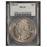 1883-O MORGAN DOLLAR COMPUGRADE CH/GEM BU