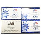 2005-2008 US PROOF SETS 2005-2008 US PROOF SETS