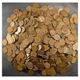 (1000) MIXED DATES WHEAT CENTS