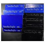 (2) 1968-69, (2) 71, (2) 76, (2) 79 US PROOF SETS (2) 1968-69, (2) 71, (2) 76, (2) 79 US PROOF SETS