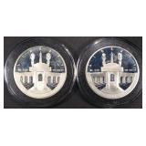 (2) 1984-S SILVER OLYMPIC $1 COMM COINS (2) 1984-S SILVER OLYMPIC $1 COMM COINS