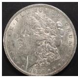 1886-O MORGAN DOLLAR XF/AU