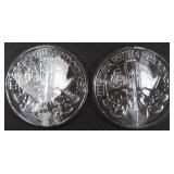 (2) 1 OZ .999 SILVER AUSTRIAN PHILHARMONIC ROUNDS (2) 1 OZ .999 SILVER AUSTRIAN PHILHARMONIC ROUNDS