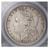 1878 7TF REV. 78 MORGAN DOLLAR VAM-122 SEGS VF-20