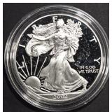 2002 PROOF AMERICAN SILVER EAGLE OGP