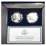 2001-D BUFFALO COMM UNC/PR DOLLAR 2-COIN SET 2001-D BUFFALO COMM UNC/PR DOLLAR 2-COIN SET