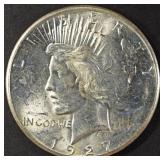 1927-S PEACE DOLLAR BU 1927-S PEACE DOLLAR BU