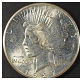 1927-S PEACE DOLLAR BU