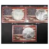 1989, 1997, 1998 AMERICAN SILVER EAGLES 1989, 1997, 1998 AMERICAN SILVER EAGLES