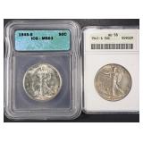 COLLECTORS LOT WALKING LIBERTY HALF DOLLARS COLLECTORS LOT WALKING LIBERTY HALF DOLLARS