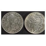 1882-O AU/BU & 1889 BU MORGAN DOLLARS 1882-O AU/BU & 1889 BU MORGAN DOLLARS