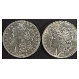 1882-O AU/BU & 1889 BU MORGAN DOLLARS