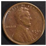 1924-S LINCOLN CENT AU 1924-S LINCOLN CENT AU