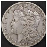 1901 MORGAN DOLLAR XF 1901 MORGAN DOLLAR XF