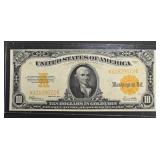 1922 $10 GOLD CERTIFICATE CU 1922 $10 GOLD CERTIFICATE CU