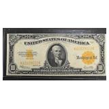 1922 $10 GOLD CERTIFICATE CU