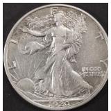 1920 WALKING LIBERTY HALF DOLLAR AU