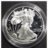 2000 PROOF AMERICAN SILVER EAGLE OGP