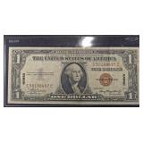 (1) 1935 US $1 HAWAII SILVER CERTIFICATES VG