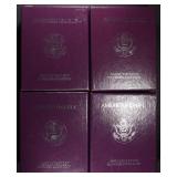 (2) 1992 & (2) 1993 PROOF ASE BOXES W/ COA (2) 1992 & (2) 1993 PROOF ASE BOXES W/ COA