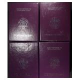 (2) 1992 & (2) 1993 PROOF ASE BOXES W/ COA (2) 1992 & (2) 1993 PROOF ASE BOXES W/ COA