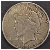 1935-S PEACE DOLLAR VF 1935-S PEACE DOLLAR VF