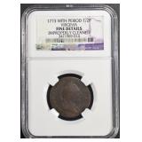 1773 WITH PERIOD 1/2P VIRGINA NGC FINE DETAILS 1773 WITH PERIOD 1/2P VIRGINA NGC FINE DETAILS