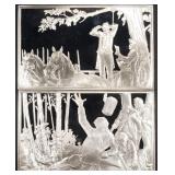 (2) 1.8 ozT .925 STERLING SILVER BARS (2) 1.8 ozT .925 STERLING SILVER BARS