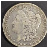 1896-S MORGAN DOLLAR XF