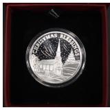 (1) 1 OZ .999 SILVER 2023 XMAS BLESSINGS ROUND (1) 1 OZ .999 SILVER 2023 XMAS BLESSINGS ROUND