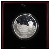 (1) 1 OZ .999 SILVER 2023 XMAS SLED ROUND (1) 1 OZ .999 SILVER 2023 XMAS SLED ROUND
