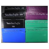 (2) 1979, 80, 83, (2) 89, (2) 96 US PROOF SETS (2) 1979, 80, 83, (2) 89, (2) 96 US PROOF SETS
