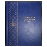 PARTIAL WHITMAN CANADIAN QUARTERS ALBUM PARTIAL WHITMAN CANADIAN QUARTERS ALBUM
