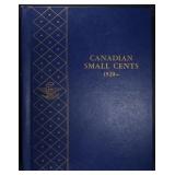 PARTIAL WHITMAN CANADIAN SMALL CENTS ALBUM PARTIAL WHITMAN CANADIAN SMALL CENTS ALBUM